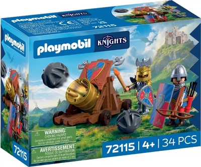 Набір іграшок Playmobil Knights Озброєні лицарі герба Лев 72115 (4008789721150)