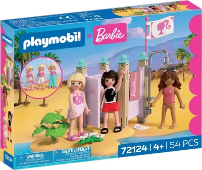Набір іграшок Playmobil Barbie Пляжні образи 72124 (4008789721242)
