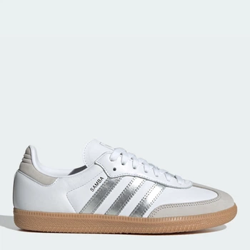 Жіночі кеди шкіряні низькі Adidas Samba Og W JI2725 39.5 (6UK) 24.5 см Ftwr White (4067892223272)