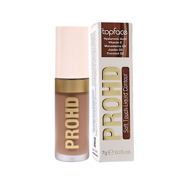 Контуринг для обличчя рідкий TopFace PROHD Soft Touch, 7г (PT358), 02 Golden Aura Бежевый