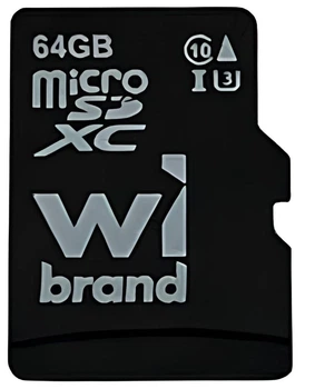 Карта пам'яті Wibrand microSDXC (UHS-1 U3) 64Gb class 10 (WICDXU3/64GB)