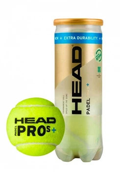Мячи для падел-тенниса, падела Head Padel PRO S+,3 шт.