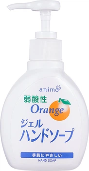 Мило-гель для рук Rocket Soap Weak Acid Gel Hand Soap pH збалансоване з ароматом апельсина 200 мл (4571113806941)