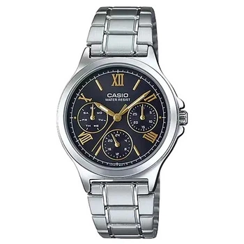 Женские часы Casio LTP-V300D-1A2 черные 50 м