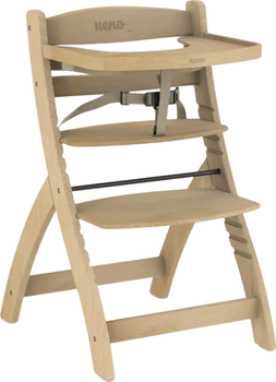 Krzesełko do karmienia Neno Pino 2 w 1 drewniane (5902479677088)