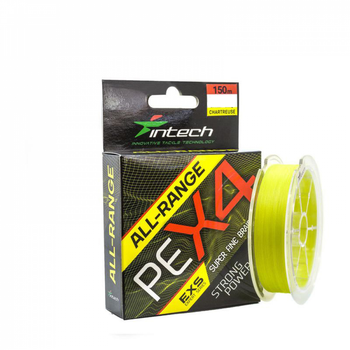Шнур плетен Intech All-Range PE X-4 150 m (2.0 (22lb / 10.0kg)) FS0630289