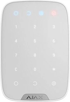  Бездротова сенсорна клавіатура Ajax KeyPad Plus White (2607883WH1)