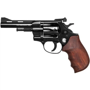Револьвер под патрон флобера Weihrauch HW4, кал.4, 4" Wooden grip