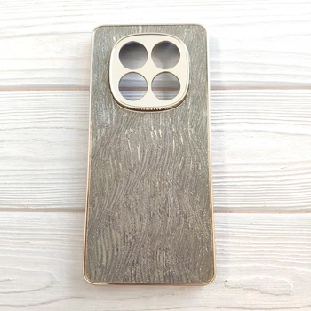 Чехол Luxury Glitter для Poco X7 Gold-gray