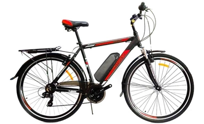Электровелосипед Crosser Gamma 28" (500W 48V 16Ah) с ассистентом Красный