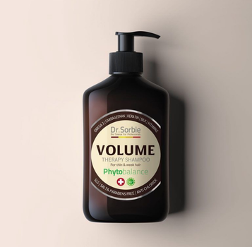 Фитошампунь-антихлор для придания объема Dr.Ѕогbiе Volume Shampoo 400 мл