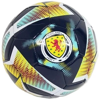 Футбольний м’яч Scotland FA Spirala розмір 5 Чорно-біло-жовтий (5037970108080)