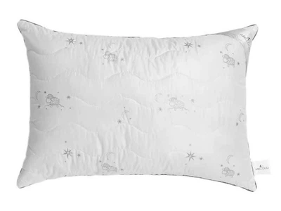 Подушка ARCLOUD силікон MERINO WHITE 274 мікрофібра, сірий 10мм холофайбер (550г) з кутиком, сумка р.50*70