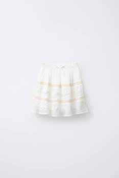 Підліткова спідниця для дівчинки Zara 156 см Біла (26021009E)