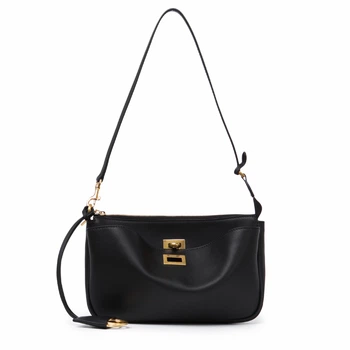 Сумка с логотипом Balenciaga Rodeo Sling Pochette Черный