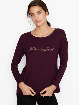 Реглан с запахом Victoria's Secret бордового кольору р. XXL 30016