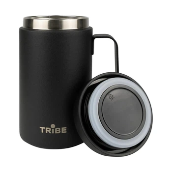 Чашка-термос для напитков 0,45 л Tribe Adventure Mug (T-FA-0032-black)