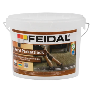Лак паркетный на водной основе Feidal Acryl Parkettlack Матовый 1л