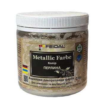 Эмаль с металлическим перламутровым блеском Feidal Metallic Farbe Жемчужина 0.4л
