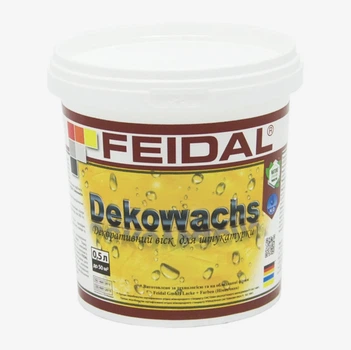 Воск для декоративных штукатурок Feidal Dekowachs 0.5л