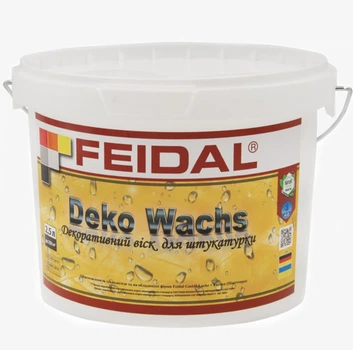 Воск для декоративных штукатурок Feidal Dekowachs 2.5л