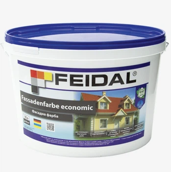 Фарба фасадна Feidal Fassadenfarbe economic 10л - Прозора