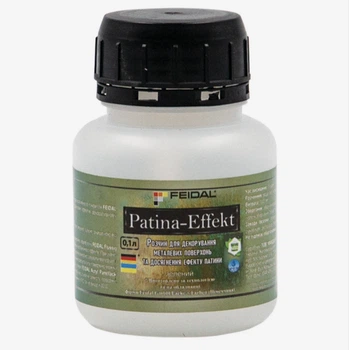 Раствор для декорирования металлических поверхностей Feidal Patina-Effekt Зеленый 0.1л