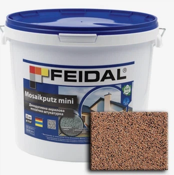Декоративная акриловая мозаичная штукатурка Feidal Mosaikputz mini А15 15кг