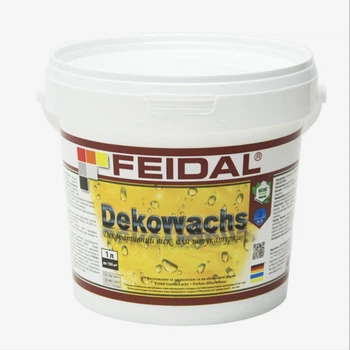 Воск для декоративных штукатурок Feidal Dekowachs 1л