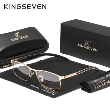Очки компьютерные Blue Blocker для мужчин и женщин KINGSEVEN 9186 Gold