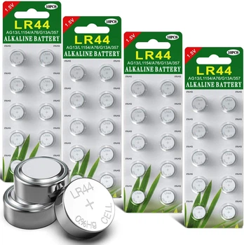 Батарейки LR44 (AG13 / 357) 1.5V Alkaline, Набор 40 шт, GutAlkaLi