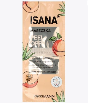 Маска-пленка для лица с персиком Isana peel-off Maske 2x8 мл