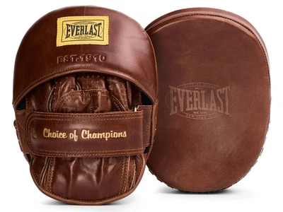 Лапи EVERLAST 1910 Pro Curved Focus Mitts один розмір коричневий (5987)