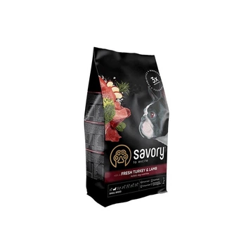 Корм Savory Adult Small Breed Fresh Turkey & Lamb сухой с индейкой и ягненком для собак мелких пород 3 кг