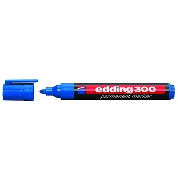 Маркер перманентний Edding Е-300 блакитний 1-5 мм круглий (Е-300 003)