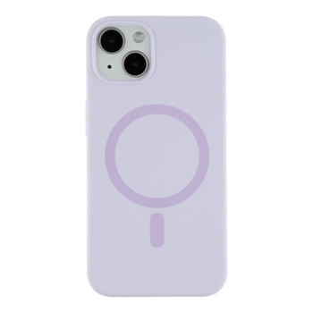 Чохол накладка Glow Silicone Case with Magsafe для Apple iPhone 13 панель-накладка для телефону магнітна зарядка Light Purple