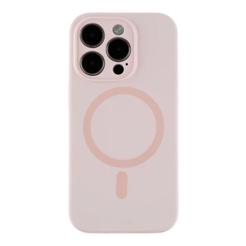 Чохол Premium Glow Silicone Case Full Camera with Magsafe для iPhone 14 Pro Pink