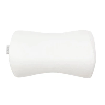Ортопедична подушка для сну на животі Roller Pillow №2 (під живіт) від Beauty Balance, наволочка тенсел, колір Айворі, 41х23х9 см
