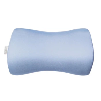 Ортопедична подушка для сну на животі Roller Pillow №2 (під живіт) від Beauty Balance, наволочка тенсел, колір Блакитний, 41х23х9 см