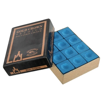 Мел для бильярда Gold Crown синий 12шт