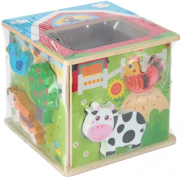 Іграшка SmilyPlay куб-сортер «Ферма» SPW84948 49481 (5905375849481)