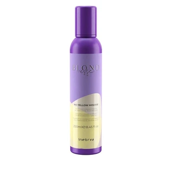 Мусс-кондиционер Inebrya для русых осветленных или седых волос Blondesse No-Yellow Mousse 250 мл
