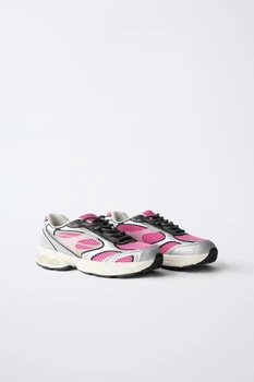 Кросівки Zara пх11803 рожеві 37