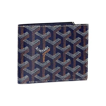 Кошелек Goyard синего цвета 11 × 9,7 см