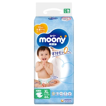 Детские подгузники Moony XL 12-17 кг 44 шт (4903111235889)