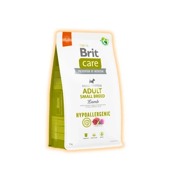 Сухой гипоаллергенный корм Brit Care с ягненком для взрослых собак малых пород, 7 кг