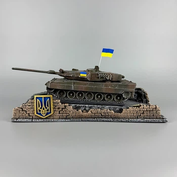Фігурки танків і військової техніки "Leopard 2A6" з гіпсу ручна робота | Декор для домашнього інтер`єру PA_1235