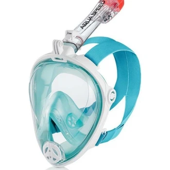 Маска повнолицьова Aqua Speed Spectra 2.0 S/M Блакитний/Білий (1000-247-02-S/M)