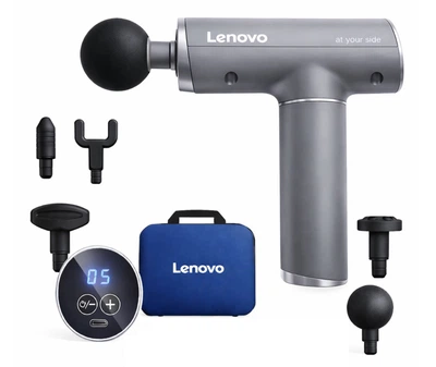 Ручной массажер для тела Lenovo + 8 насадок