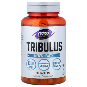 Трибулус NOW Foods, Sports "Tribulus" якорцы стелющиеся для мужского здоровья, 1000 мг (90 таблеток)